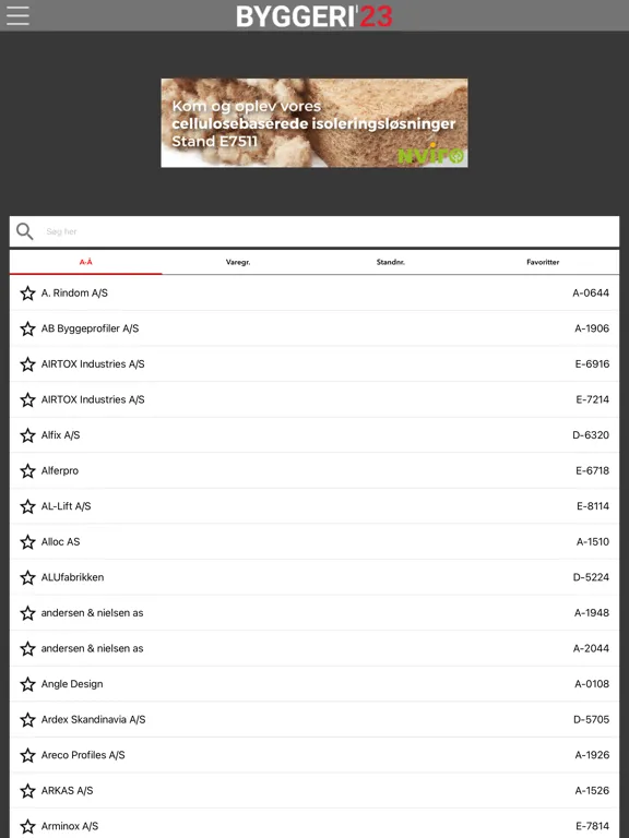 Capturas de pantalla de BYGGERI-messen iPad 