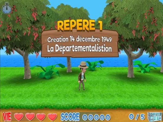 Tangkapan layar Jeu 70 ans CA Reunion iPad 