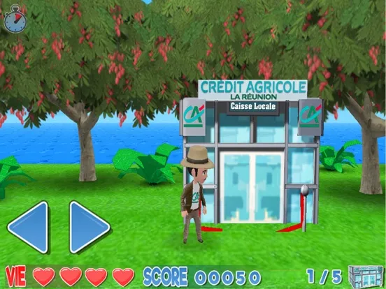 Tangkapan layar Jeu 70 ans CA Reunion iPad 