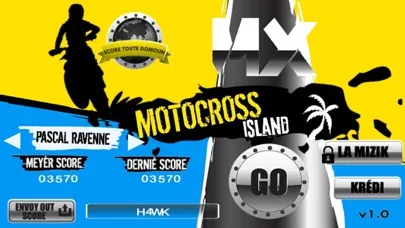 Captures d'écran de MX Motocross Island