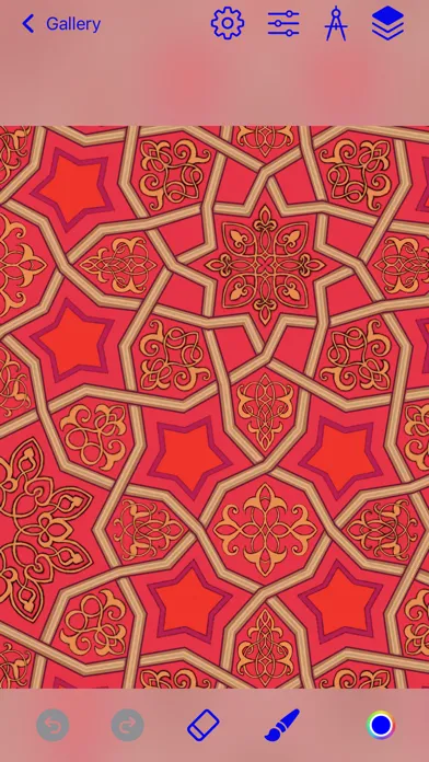 iSymmetry - Pattern Painting スクリーンショット