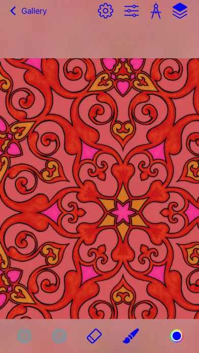 iSymmetry - Pattern Painting スクリーンショット
