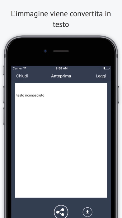 Tangkapan layar DeAmicisOCR - Scan documents to editable text
