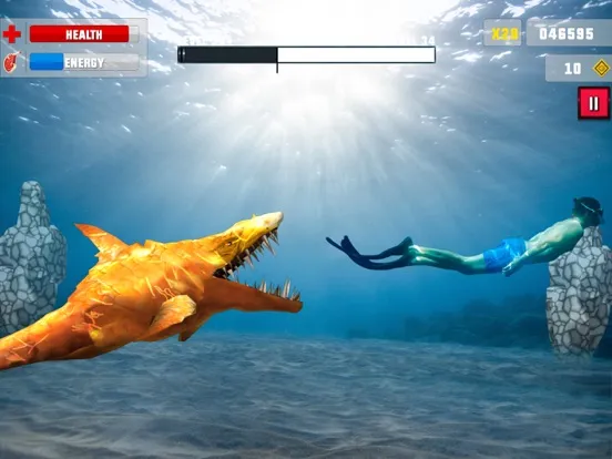 Ảnh chụp màn hình của Shark Attack : Fun Fish Games iPad 