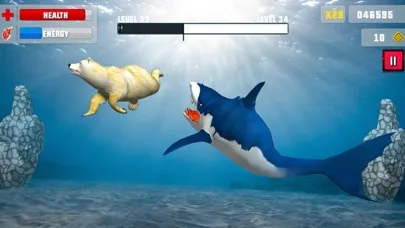Ảnh chụp màn hình của Shark Attack : Fun Fish Games