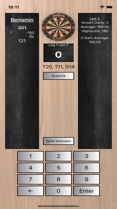 Dart Scorer Pro Ekran Görüntüleri