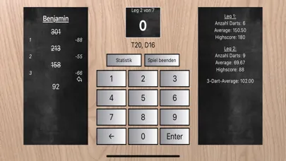Dart Scorer Pro Ekran Görüntüleri