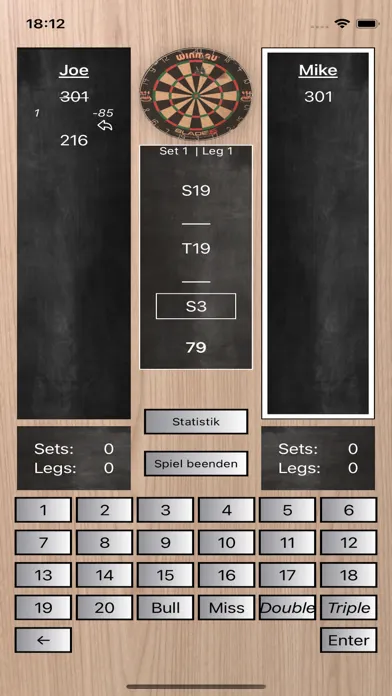 Dart Scorer Pro Ekran Görüntüleri