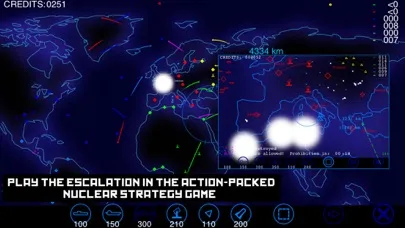 Ảnh chụp màn hình của Radzone : the Nuclear Wargame
