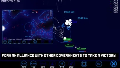 Ảnh chụp màn hình của Radzone : the Nuclear Wargame