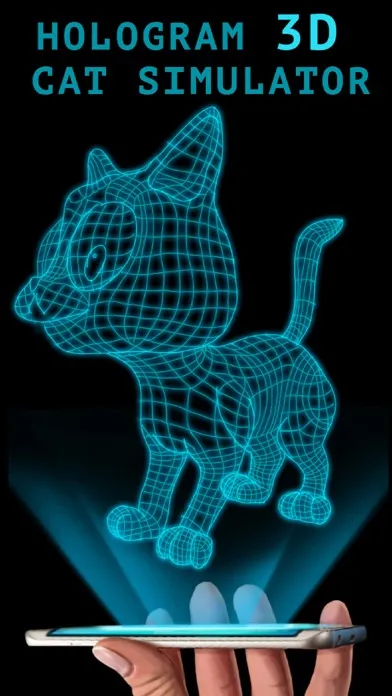 Captures d'écran de Hologram 3D Cat Simulator
