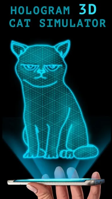 Captures d'écran de Hologram 3D Cat Simulator