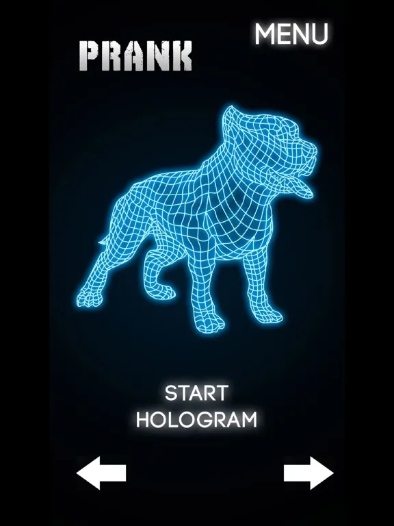 Captures d'écran de Hologram Dog 3D Simulator iPad 