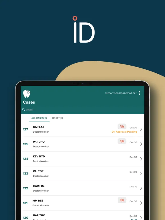 Capturas de tela do CrownID®: Digital Prescription iPad 