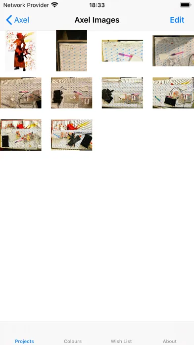 Tangkapan skrin Diamond Painting Logbook