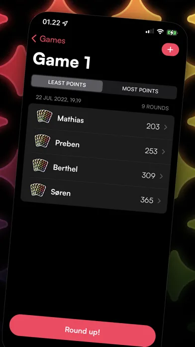 Another Round – Score Board Screenshots