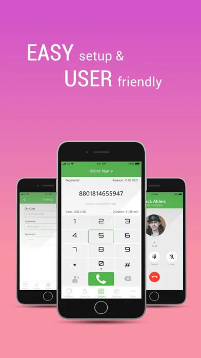 Captures d'écran de iTel Mobile Dialer.