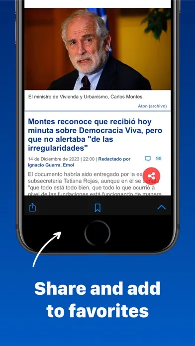 Chilean Newspapers سکرین شاٹس