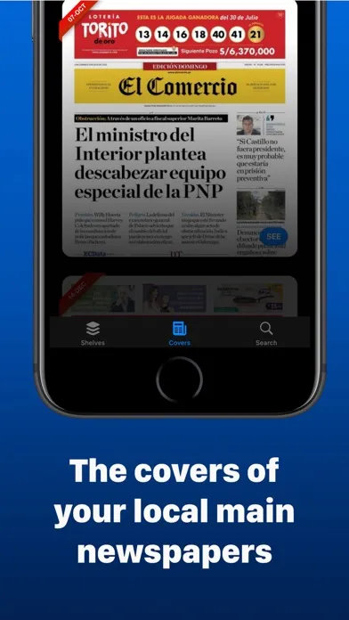 Zrzuty ekranu Peruvian Newspapers