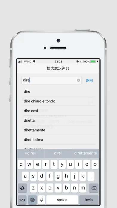Captures d'écran de 博大意汉词典