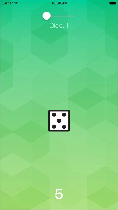 Tangkapan skrin Simple Free Dice