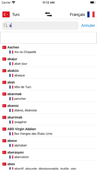 Dictionnaire Turc-Français應用截圖