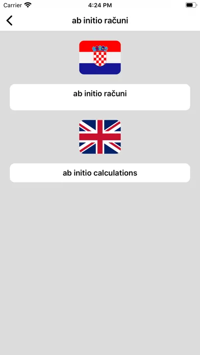 Captures d'écran de Croatian-English Dictionary