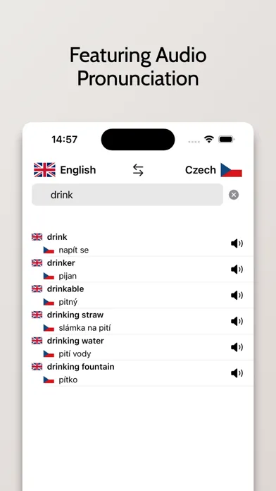 Czech/English Dictionary Ekran Görüntüleri