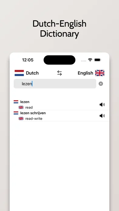ภาพหน้าจอของ Dutch/English Dictionary