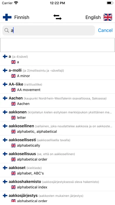 تصاویر Finnish-English Dictionary