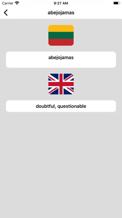 Lithuanian-English Dictionary স্ক্রিনশট