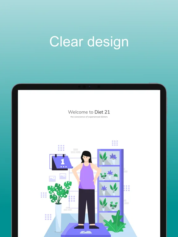 Diet21 iPad  سکرین شاٹس