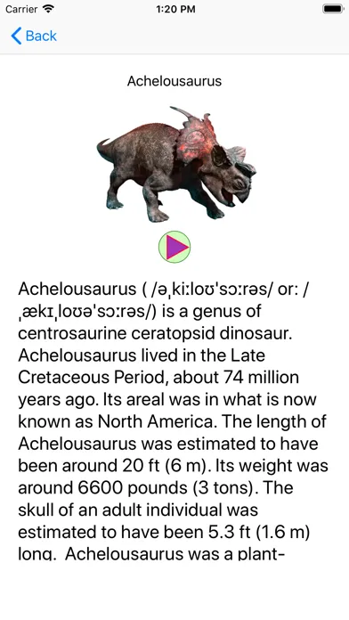 Dinosaurs Reference Book應用截圖