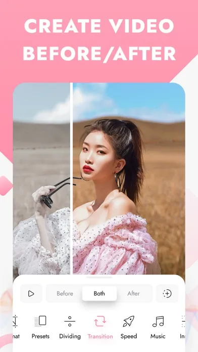 Photo compare before and after Screenshots