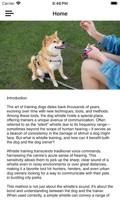 Dog whistle & Training Course 스크린샷