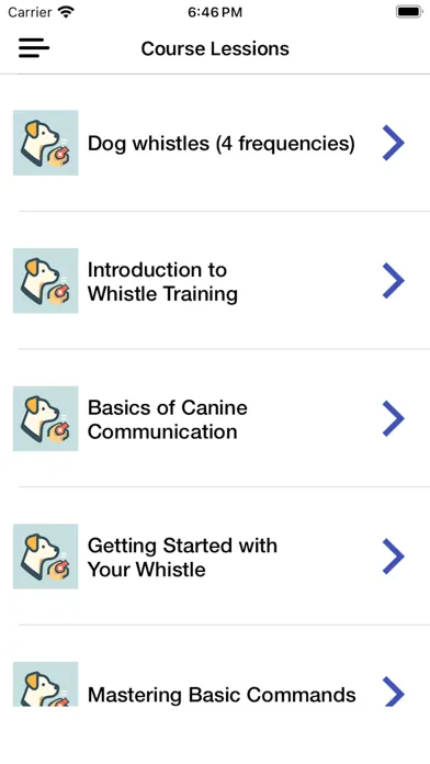 Dog whistle & Training Course 스크린샷