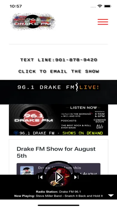 96.1 Drake FM应用截图