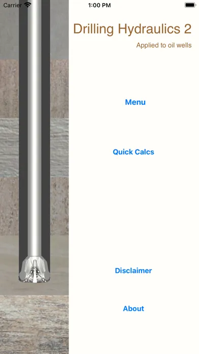 Capturas de tela do Drilling Hydraulics 2