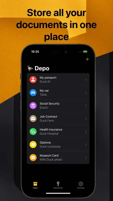 DuckDepo - Secure Storage 스크린샷
