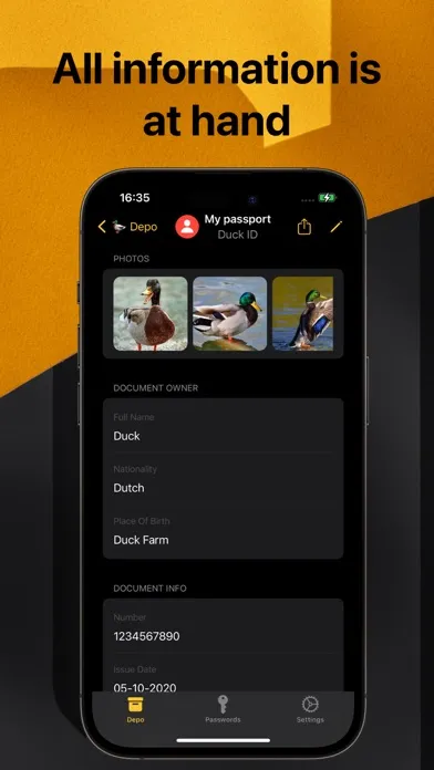 DuckDepo - Secure Storage 스크린샷