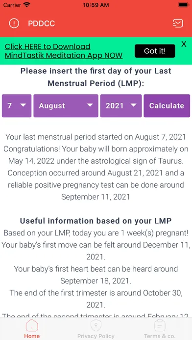 Pregnancy Tracker & Baby Bump应用截图