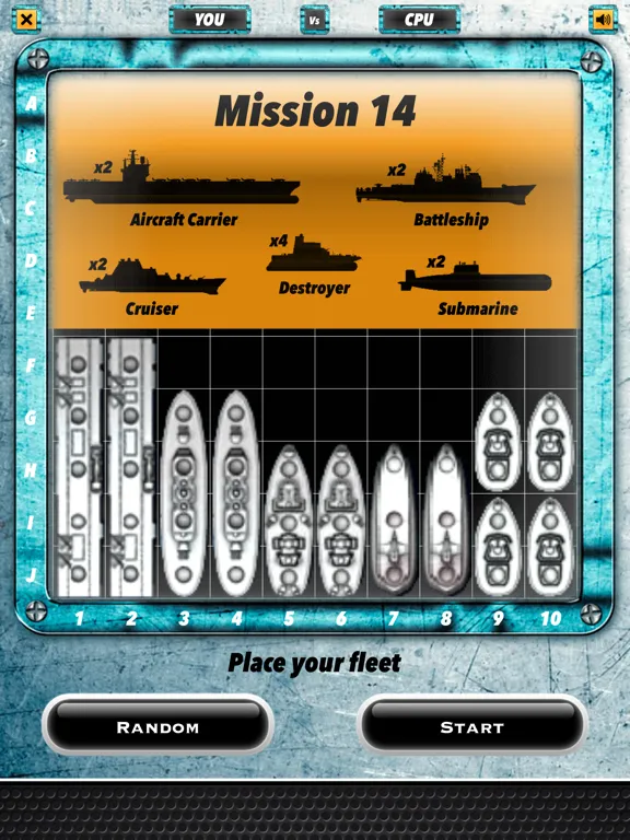 Sea Battle Board Game iPad 應用截圖