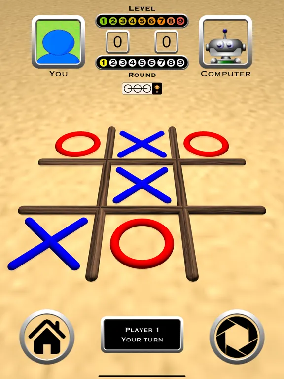 Tic Tac Toe 3D Board Game iPad  Screenshots