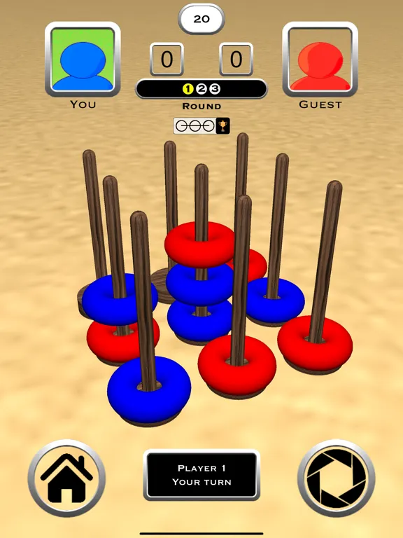 Tic Tac Toe 3D Board Game iPad  Screenshots