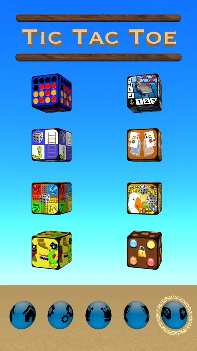Tic Tac Toe 3D Board Game Screenshots
