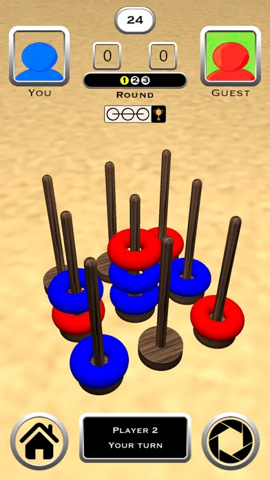 Tic Tac Toe 3D Board Game Screenshots