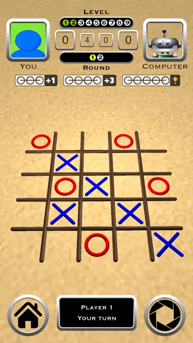 Tic Tac Toe 3D Board Game Screenshots