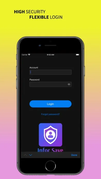 Infor Save Screenshots