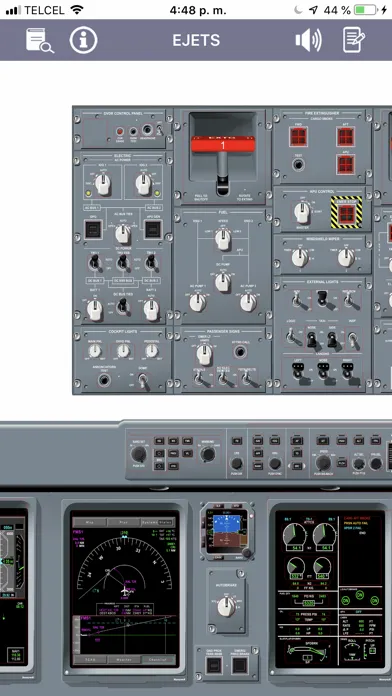E-JETS Virtual Panel Screenshots