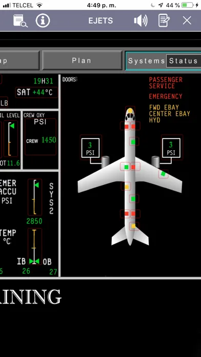 E-JETS Virtual Panel Screenshots